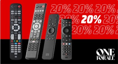 MediaMarkt Rabatt – 20% Ermässigung auf alle One For All Fernbedienungen