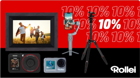 10% Rabatt auf ausgewählte Rollei-Artikel bei MediaMarkt