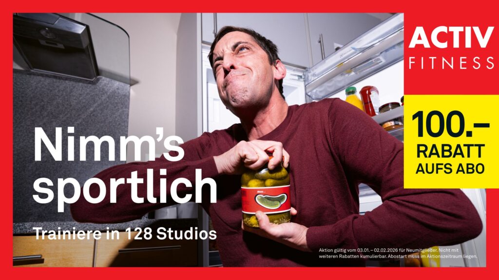 ActivFitness 100 CHF Rabatt auf Abos für Neukunden