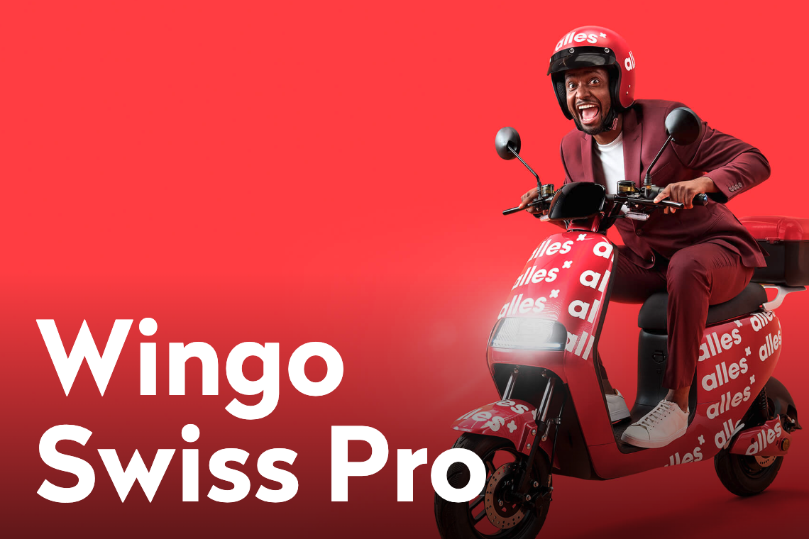 Wingo Swiss Pro – Swisscom-Netz, CH alles unlim., 2GB Roaming + 100min. nach EU/UK