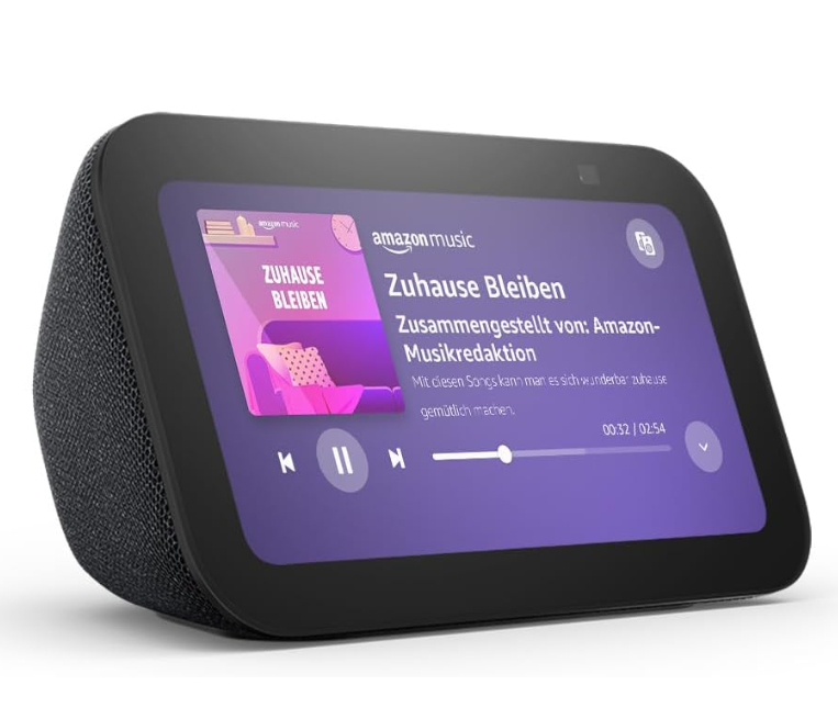 Echo Show 5 (3. Gen) / Kompakter smarter Touchscreen mit Alexa zum Steuern deines Smart Homes und mehr