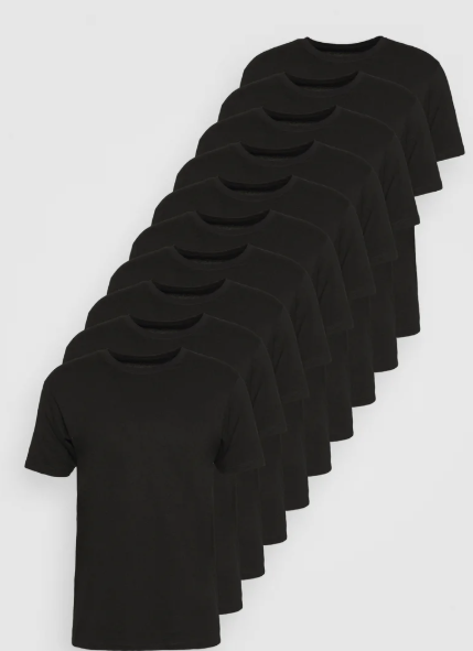 Denim Project 10er-Pack T-Shirts in der Farbe Schwarz bei Lounge by Zalando