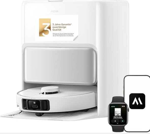Mova P50 Pro Ultra Saugroboter mit Wischfunktion, 19’000 Pa, bei Amazon zum Bestpreis