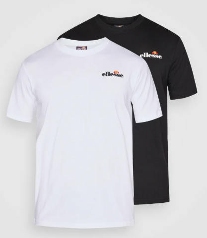 Ellesse SIMPLA 2 Pack T-Shirt in diversen Farben und Grössen bei Lounge by Zalando