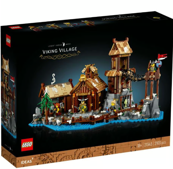 LEGO Ideas (2023) Wikingerdorf 21343 mit 2103 Teilen bei DeinDeal in Aktion