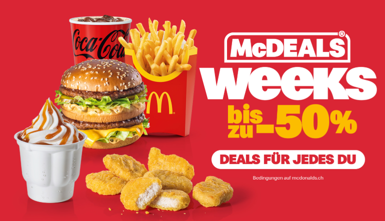 McDeals Weeks : bis zu -50% !
