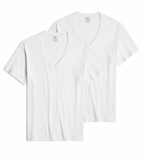 G-STAR 2er-Pack V-Schnitt Unterhemd/-Shirt bei Lounge by Zalando in den Grössen S–XL