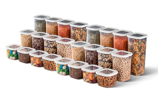 Hermia Vorratsbehälter 24er-Set bei DeinDeal