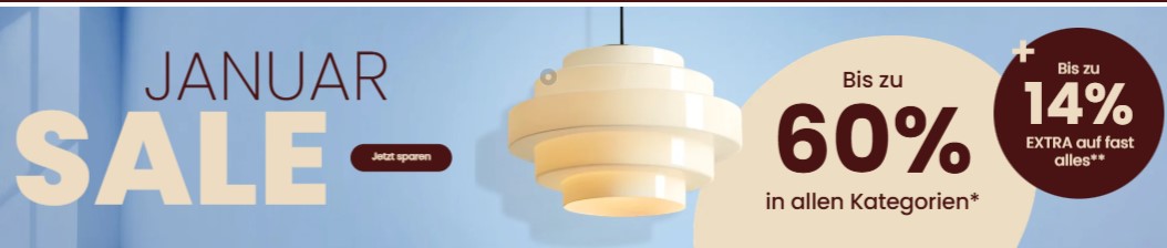 Lampenwelt Rabattcode – Bis zu 14% Extra-Rabatt auf fast alles