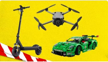 Interdiscount Rabatt – Bis zu 27% auf Spielwaren, E-Scooter & Drohnen