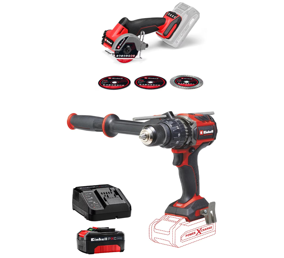 Akku-Werkzeugset Einhell Professional 18 V TOP Kit