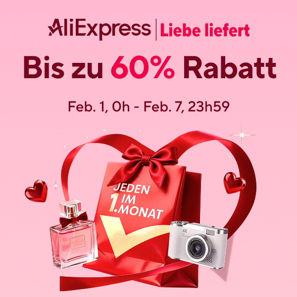 Bis zu 60% Rabatt + Gutscheincodes bei AliExpress
