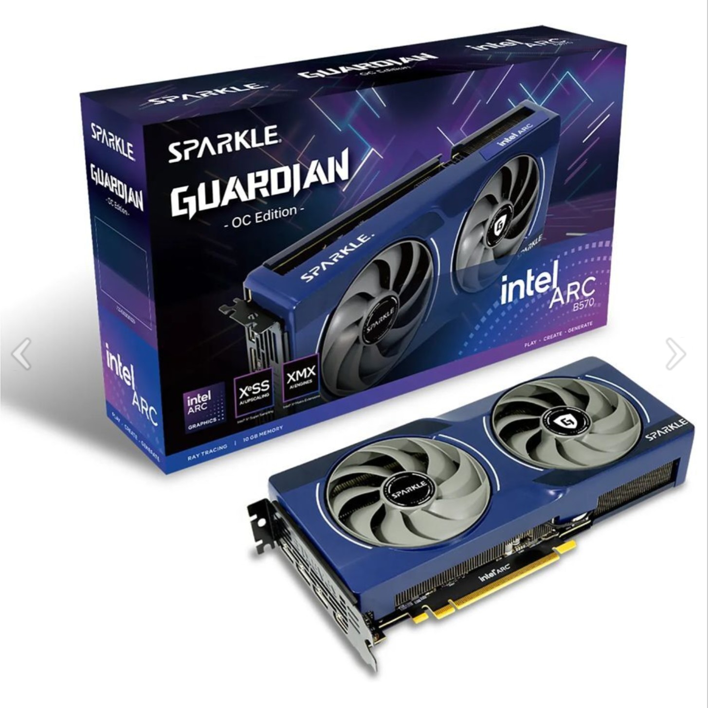 SPARKLE Technology Intel Arc B570 GUARDIAN OC 10 GB GDDR6