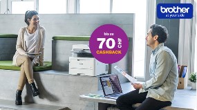 Bis zu CHF 70.- Cashback auf BROTHER Laserdrucker bei MediaMarkt