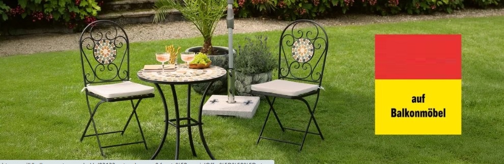 Jumbo Rabattaktion – Bis zu 40 % Rabatt auf Balkonmöbel