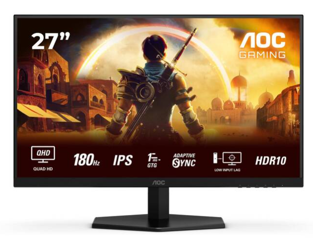 AOC Gaming-Monitor Q27G42XE (27″, Fast IPS, WQHD, 300 Nits, 180 Hz) bei Interdiscount zum Toppreis