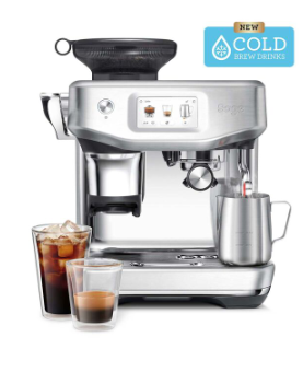 Sage The Barista Touch Impress Cold, Brushed Stainless Steel Siebträgermaschine, bei nettoshop zum Bestpreis