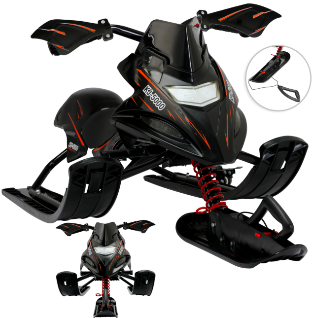 monzana Lenkschlittenin der farbe Schwarz bis 60kg bi duebaXXXl inkl. liefung