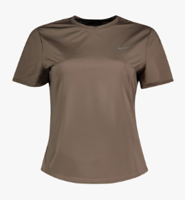 T-shirt Nike Swift Dri-FIT pour femmes en couleur taupe ou rouge chez Ochsner Sport