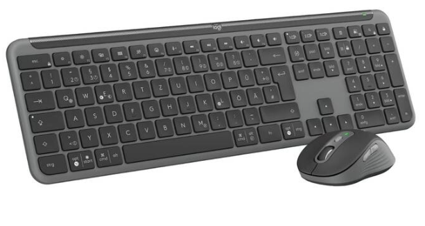 Logitech Tastatur-Maus-Set MK950 Signature Slim Combo (Bluetooth, kabellos) bei Interdiscount