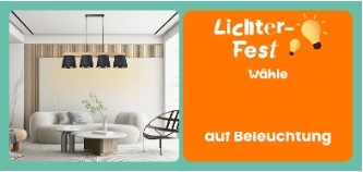 Festival of Lights – Bis zu 70 % Rabatt auf Beleuchtung bei Conforama