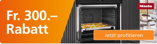 Miele Gutschein – CHF 300.- Rabatt auf Steamer DGC 7250 & DGC 7450