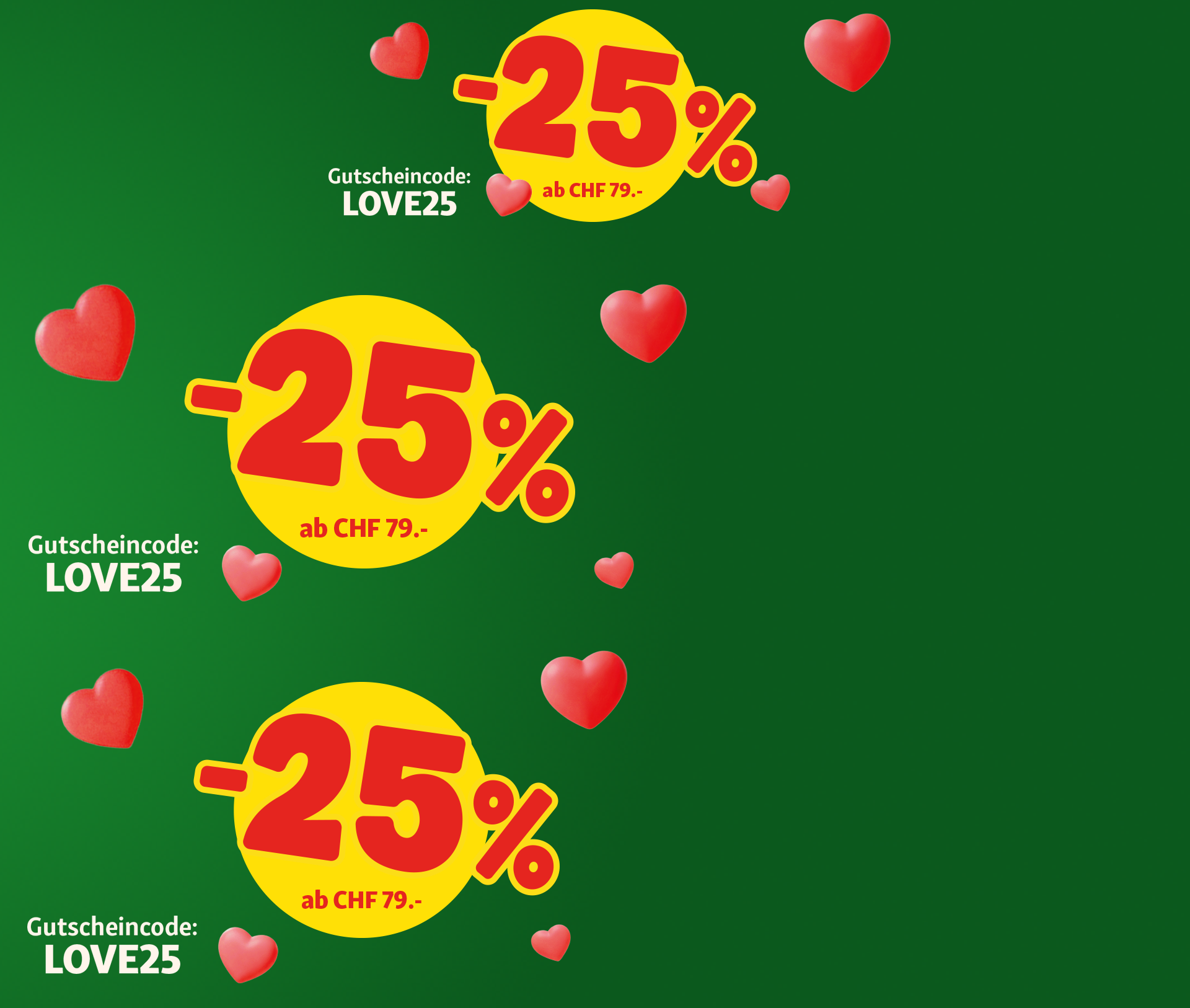 Valentinstag bei Fressnapf – 25% Rabatt auf Alles ab CHF 79.-