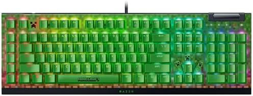 Razer BlackWidow V4 X Minecraft Edition – Mechanical Gaming Keyboard – Chroma RGB US Layout