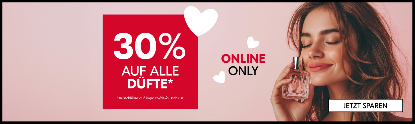 30% Rabatt auf alle Parfums bei Import Parfumerie