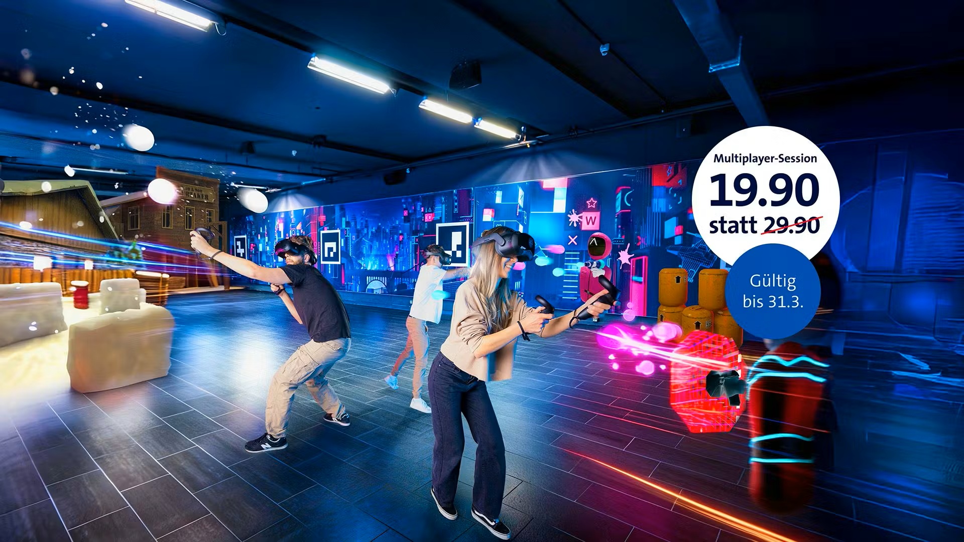 Blue Cinema: Besuch in “Virtual Game Arena” in Chur und St. Gallen 10 CHF günstiger