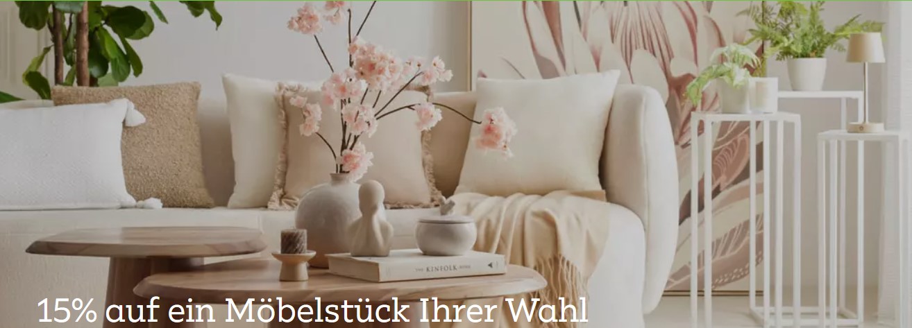 Exklusiver mömax Gutscheincode – 15% Rabatt auf ein Möbelstück nach Wahl