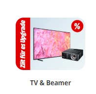 Bis zu 41% Rabatt auf TVs & Beamer bei MediaMarkt