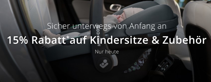baby-walz Rabattcode – 15% Rabatt auf Kindersitze & Zubehör am 20.03.2026