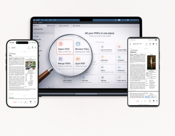 myPDF – Free Offline PDF Scanner & Editor | No Subscription