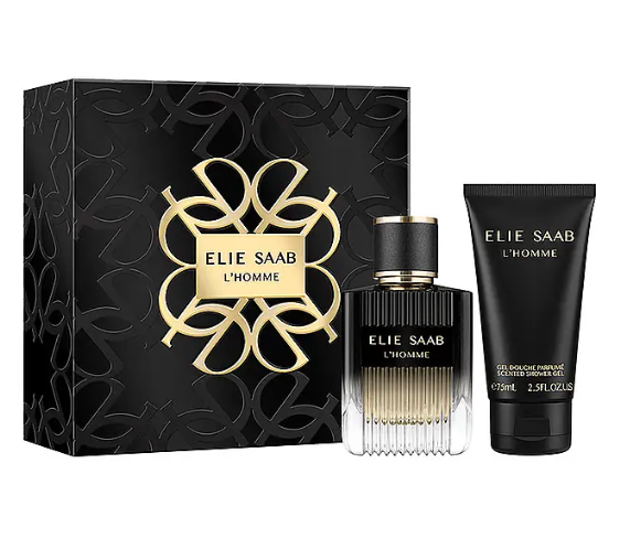 ELIE SAAB L’Homme Eau de Parfum Spray 50 ml + Duschgel 75 ml Geschenkset in Aktion