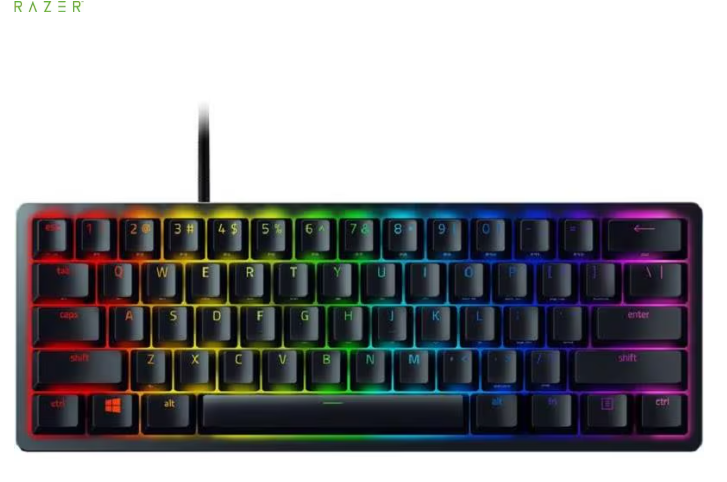 Razer Gaming-Tastatur Huntsman Mini Purple Switch bei MediaMarkt Aktion