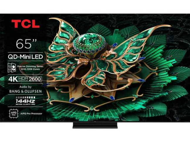 QD Mini-LED Fernseher TCL 65C7K mit 4K@144Hz und 2600 nits in Aktion bei Interdiscount