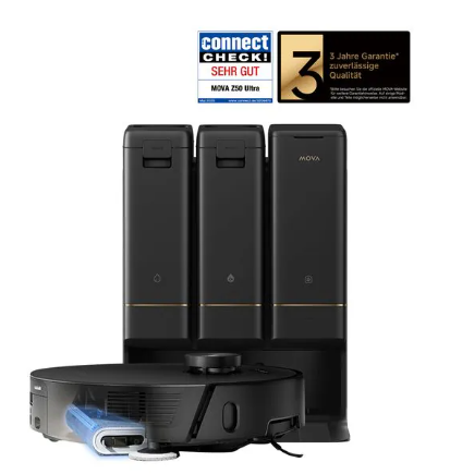 Mova Saug- und Wischroboter mit HydroSync-Technologie Z50 Ultra zum neuen Bestpreis bei nettoshop und Fust