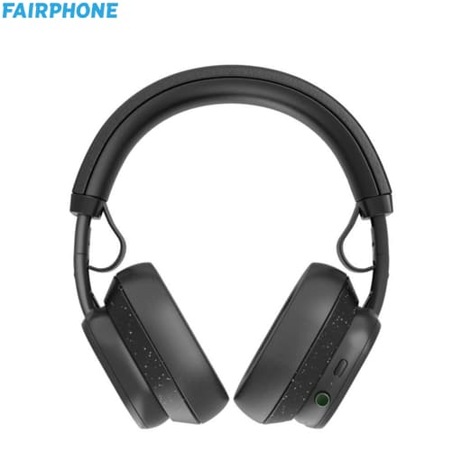 Fairphone – Fairbuds XL Bluetooth Over-Ear Kopfhörer mit ANC und eingebautem Mikrofon – Schwarz