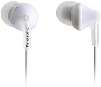 “Panasonic RP-HJE125E” In-Ear-Kopfhörer – Drei Paar Pass-Stücke, 3.5mm Klinke, 10-24.000 Hz, 1,1 m Kabel, weiß oder pink