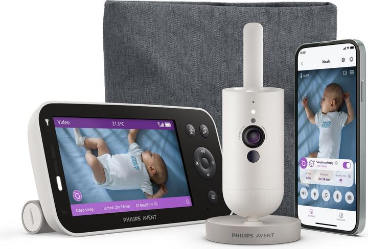 Philips Avent Premium Video Connected (Babyphone mit Kamera, 400 m)