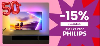 Bis zu 43% Rabatt auf Philips Fernseher bei Conforama