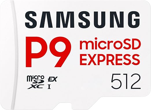 Samsung P9 Express microSD Express 512 GB, High-Speed Gaming Speicherkarte für Nintendo Switch 2
