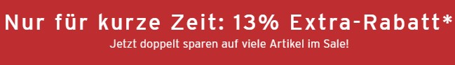Tchibo Rabattcode – 13% sparen auf viele Sale-Artikel