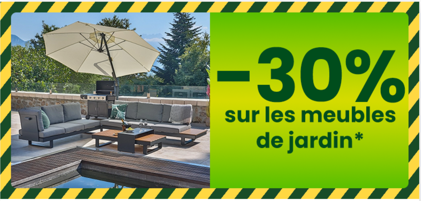-30% auf Gartenmöbel bei Conforama – Bereit für das Leben im Freien?