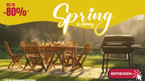 DeinDeal Sale: Bis zu 80% auf Gartenartikel, Freizeit, Spiele & Parfums