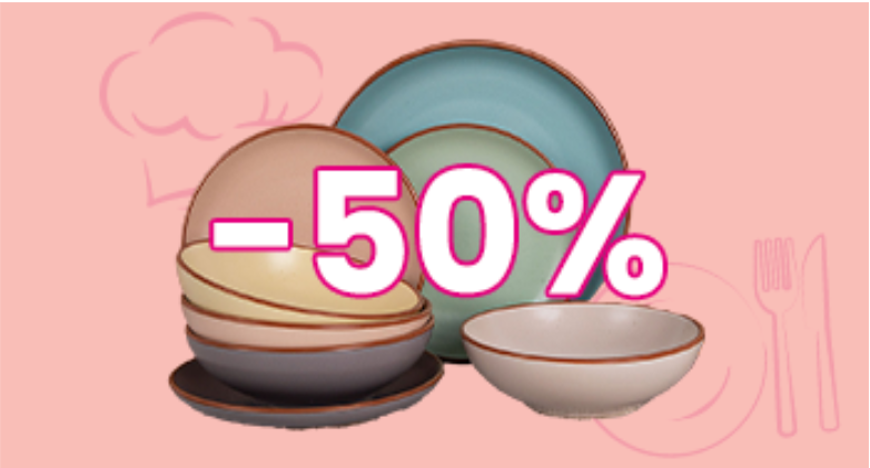 Food Festival bei Conforama: Bis zu -50% auf Geschirr und Tafelservice