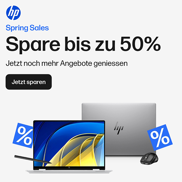 Spring Clearence Sale bei HP – bis zu 50% Rabatt