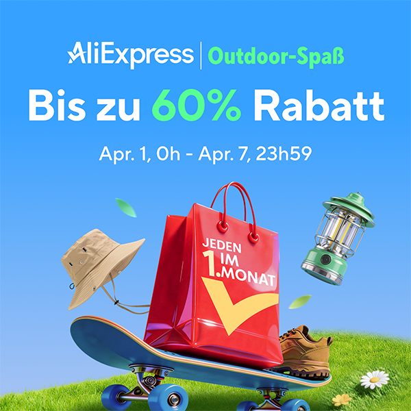 Letzte Chance! Bis zu 60% Rabatt + Gutscheincodes bei AliExpress