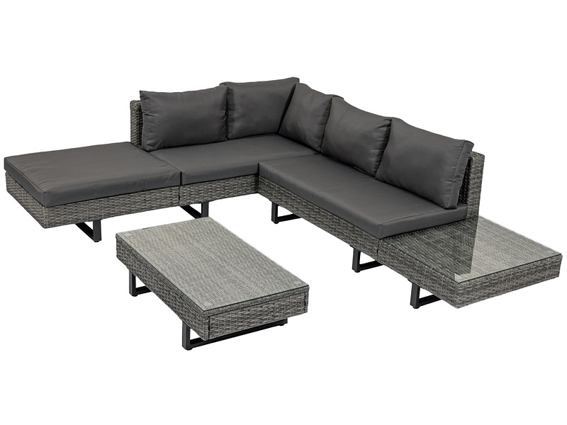 Conforama: Garten-Set Nicosie aus Rattan inklusive Lieferung